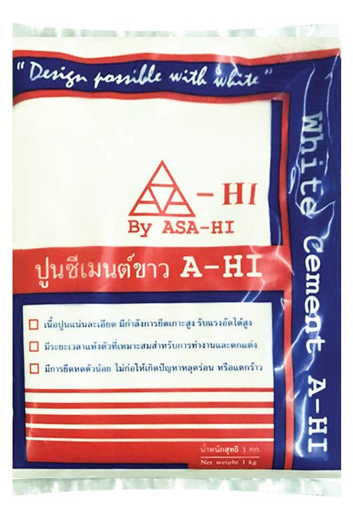 ปูนซีเมนต์ขาว ตราอาซาฮี