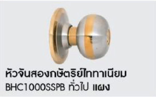 ลูกบิด BEN-HUR หัวจันสองกษัตริย์ไททาเนียม